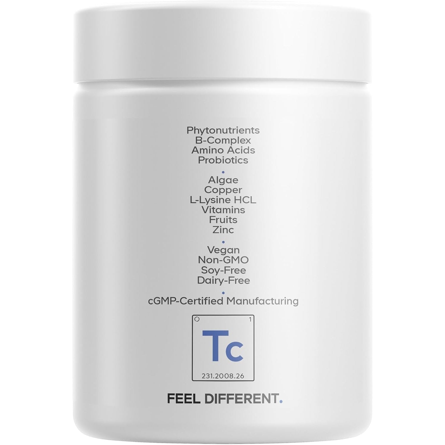 Codeage Teen Clearface Adolescent Face, Skin & Pimples, Vitamins A, C, D3, E, Pantothenic Acid, Niacin, Zinc Supplement Teenagers, Probiotics, L-Lysine, Omega-3, Oily Skin, Pores, Spots - 60 Capsules