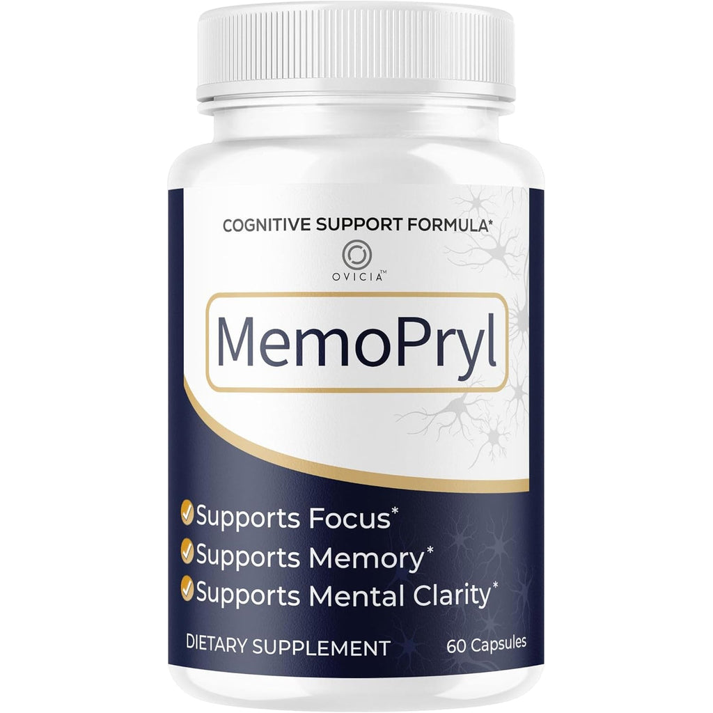 Memopryl Capsules - Memopryl Support Advanced Formula, Daily Memo Pryl Pills All Natural Ingredients Premium Formula Vitamins for Overall Health & Wellness Reviews, 60 Capsules for 1 Month