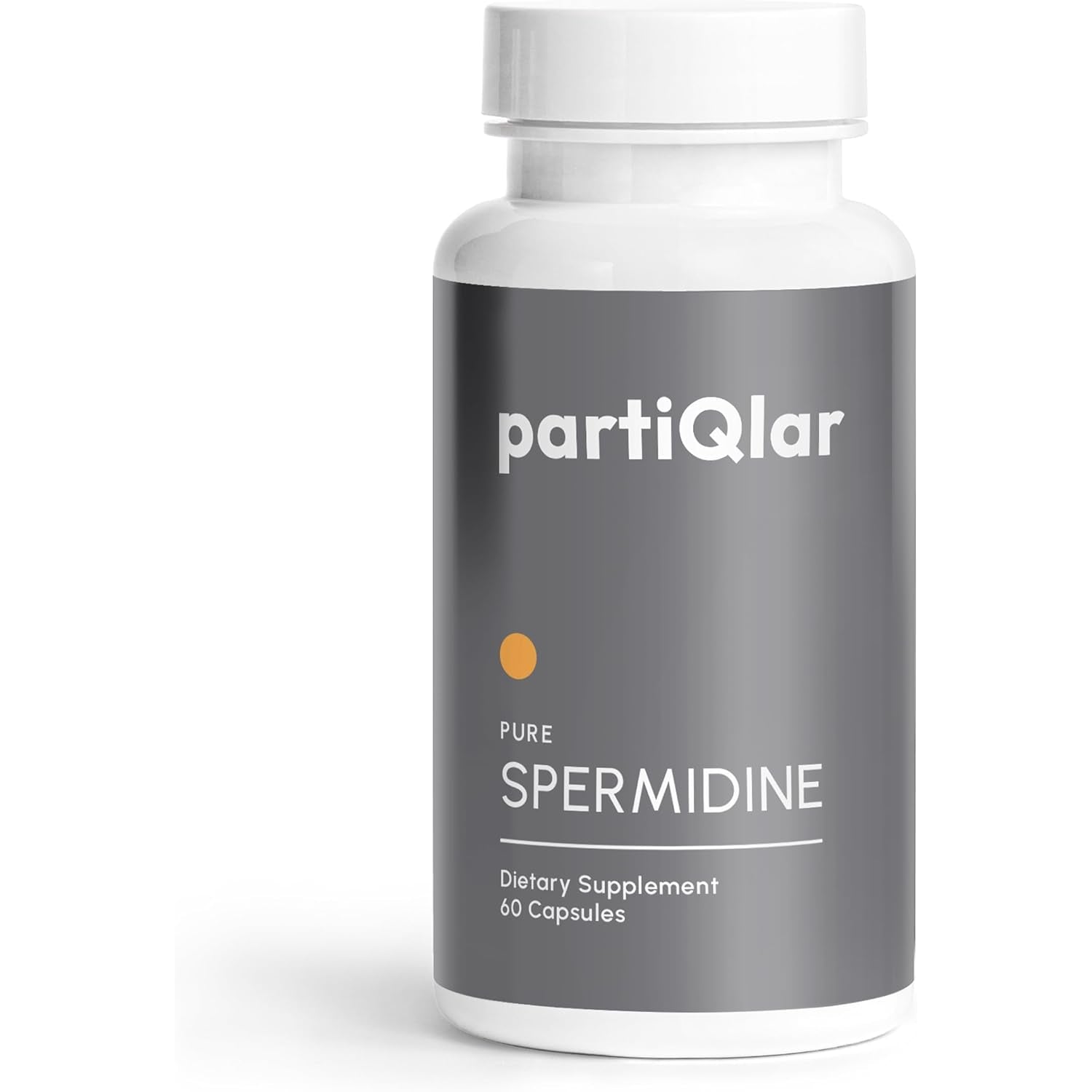 Partiqlar Spermidine Supplement 8Mg - High Purity Wheat Germ Extract for Autophagy & Cellular Renewal - Advanced Anti-Aging & Longevity Support - 60 Veggie Capsules