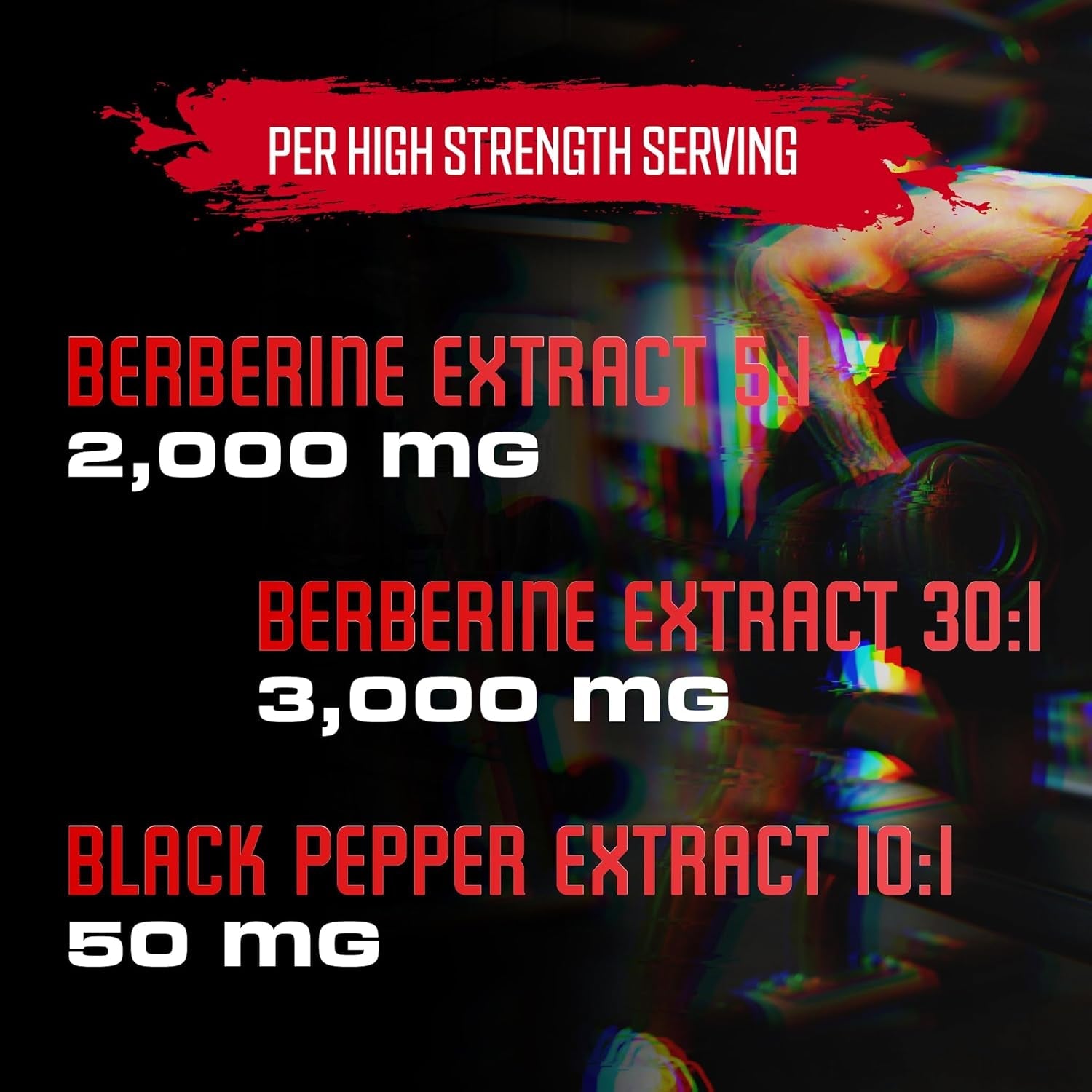 BEBEFEN Berberine Capsules with Black Pepper Extract - 90 Capsules - 3 Month Supply