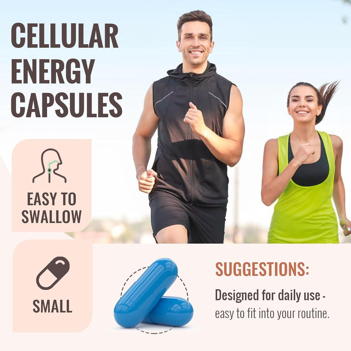 Resciency 2326 MG Mitochondrial Supplements with ATP, Vitamins, Coq10 & PQQ, More Effective than Creatine HMB & Nitric Oxide, Energy, Endurance, Strength, Recovery & Muscle, Organic, 120 Capsules