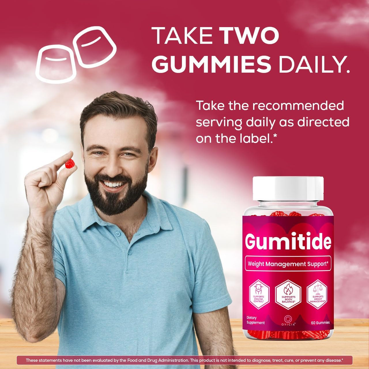 Gumitide Gummies - Gumi Tide Support Advanced Formula Gummy Maximum Strength, Daily Gumitidegummies Premium All Natural Ingredients Overall Health & Wellness Reviews, 60 Gummies for 1 Month