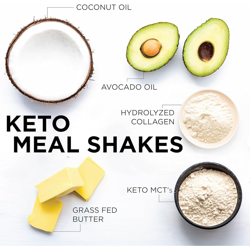 Keto Science Ketogenic Meal Shake Vanilla Dietary Supplement, Keto Protein, Rich in Mcts and Protein, Packed with Collagen, Vitamins and Minerals, Keto and Paleo Friendly, Weight Loss, (14 Servings), 20.49 Oz