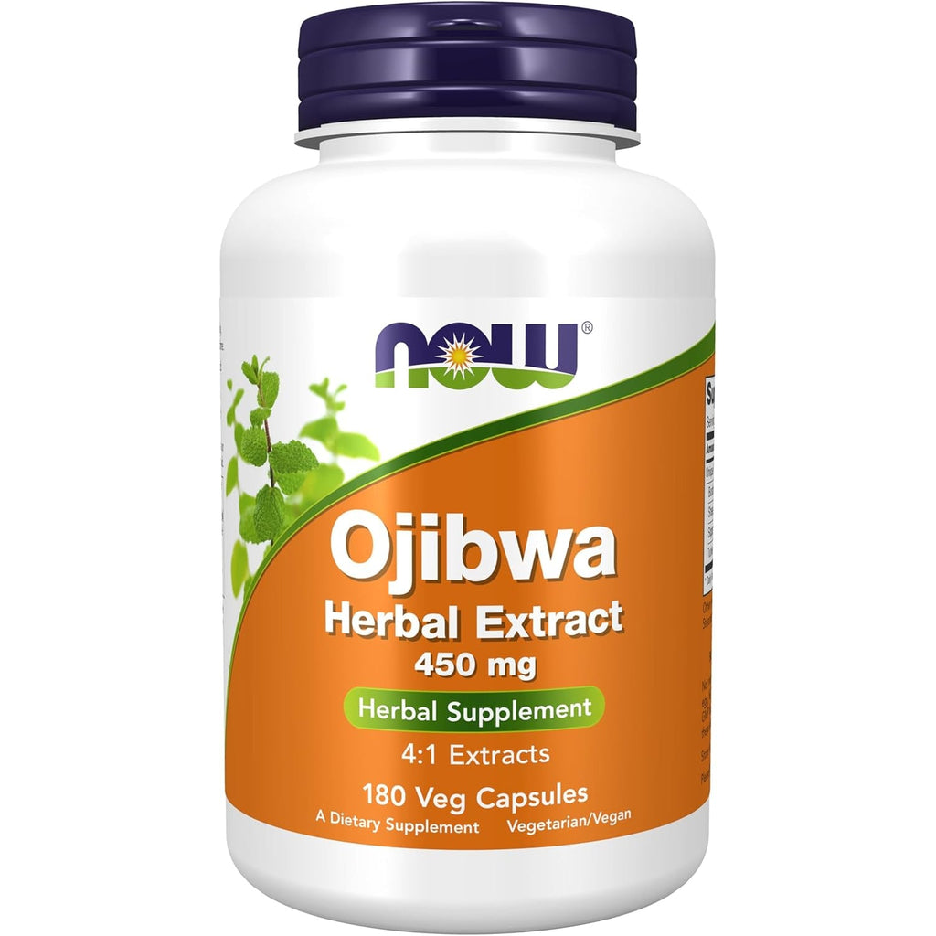 NOW Supplements, Ojibwa Herbal Extract 450 Mg, 180 Veg Capsules