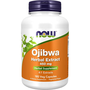 NOW Supplements, Ojibwa Herbal Extract 450 Mg, 180 Veg Capsules
