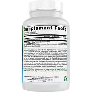 Best Naturals DHEA 100Mg Supplement 60 Capsules - Supports Balanced Hormone Levels for Men & Women - Promotes Healthy Aging - USA Manufactured