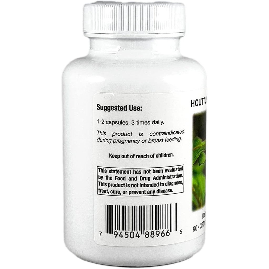 Supreme Nutrition Houttuynia Supreme, 90 Pure Herb Vegetarian Capsules