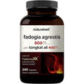 Naturebell Fadogia Agrestis 600Mg & Tongkat Ali 400Mg - 240 Capsules (4-Month Supply) - High-Potency Supplement for Energy, Vitality & Workout Support - Non-Gmo, Gluten-Free - 3Rd Party Tested