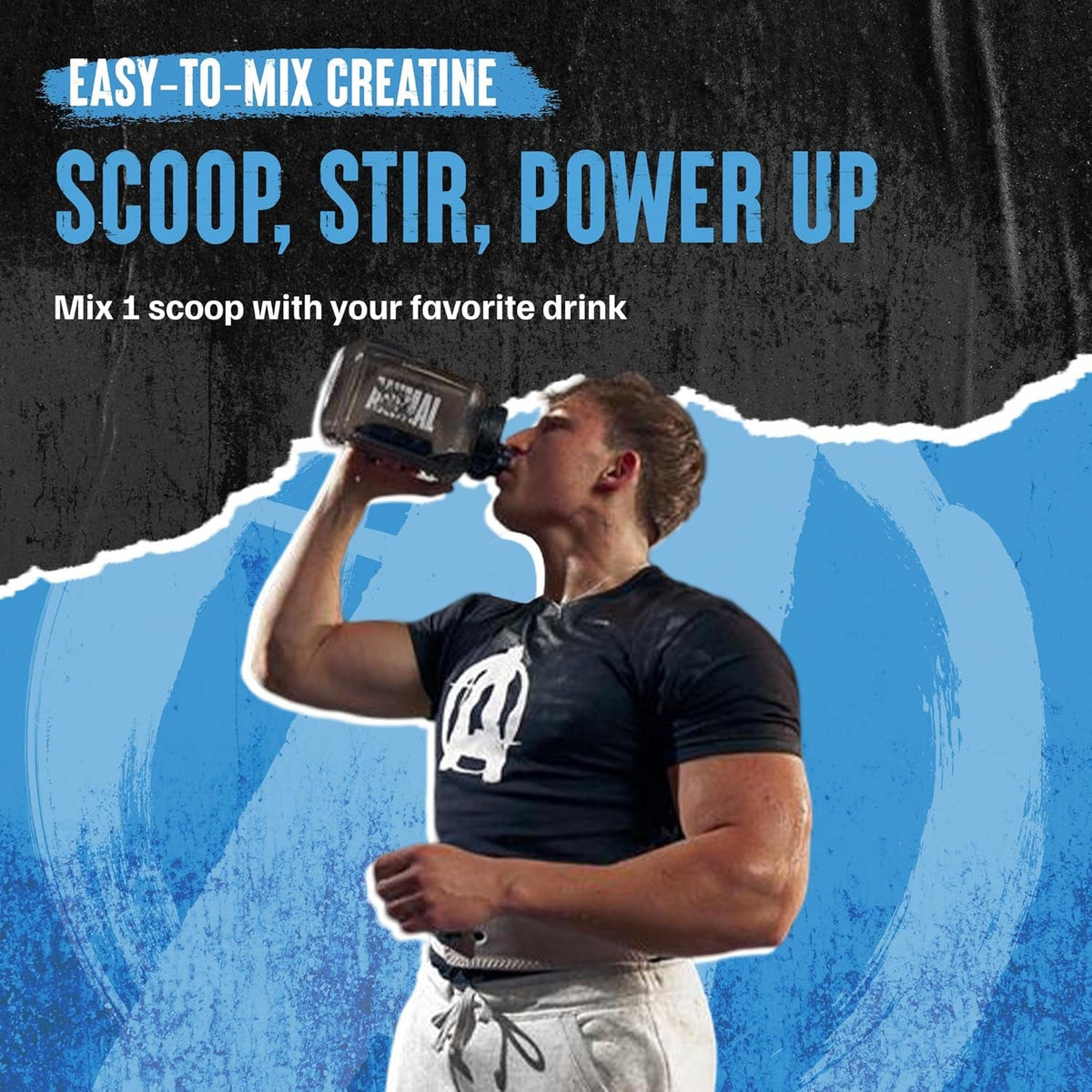 Animal Creatine Monohydrate Powder — Micronized for Muscle Recovery, Cellular Energy, and Daily Wellness — for Men and Women — Unflavored 300G