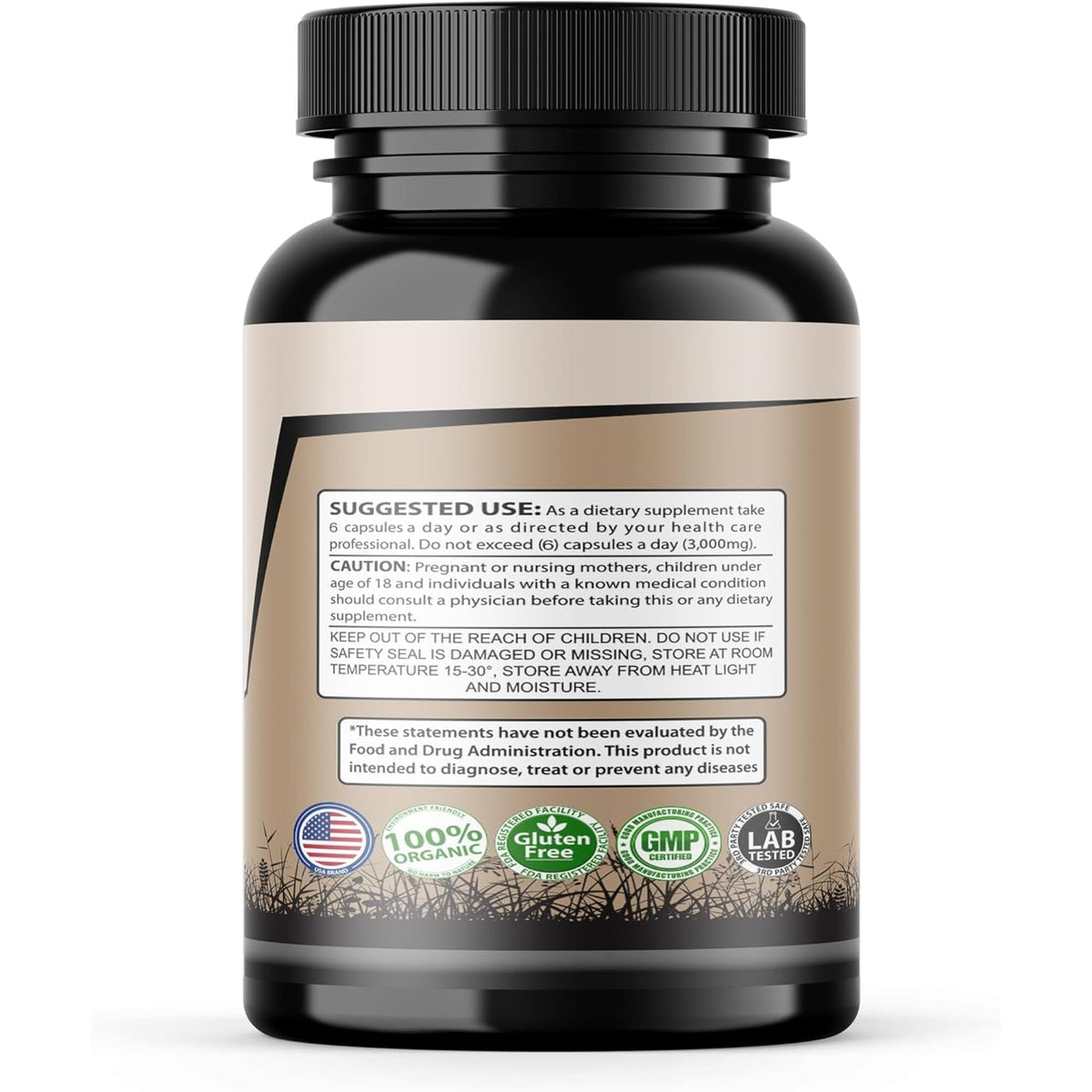 Beef Organ Supplement - Grass Fed & Pasture Raised - Total Body Wellness & Performance, Organ Complex with 3000Mg of Desiccated Beef Liver, Heart, Kidney, Pancreas, Spleen (180 Capsules)