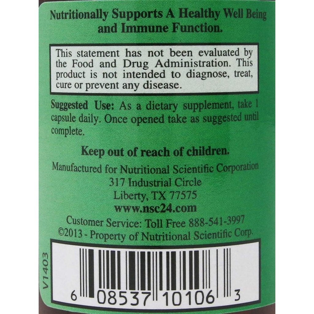 Immunition NSC 100 Beta Glucan Extra Strength - 10 Mg - 60 Capsules