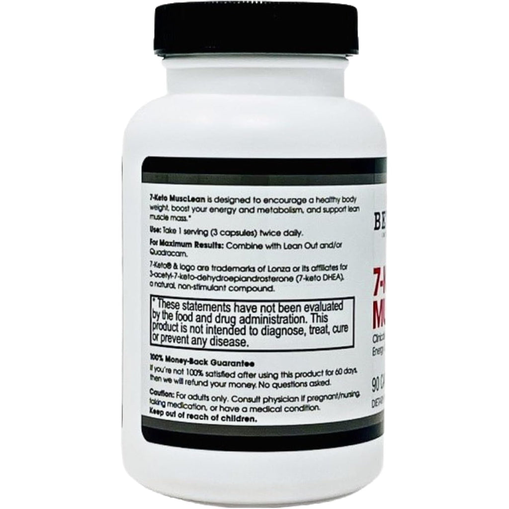 7-KETO Musclean. Lose up to 3X as Much Body Fat without Losing Muscle Tone. Potent Thermogenic DIET Pill for Men & Women. Boost Fat-Burning Metabolism. KETO DIET - Reduce Overeating. 90 Caps