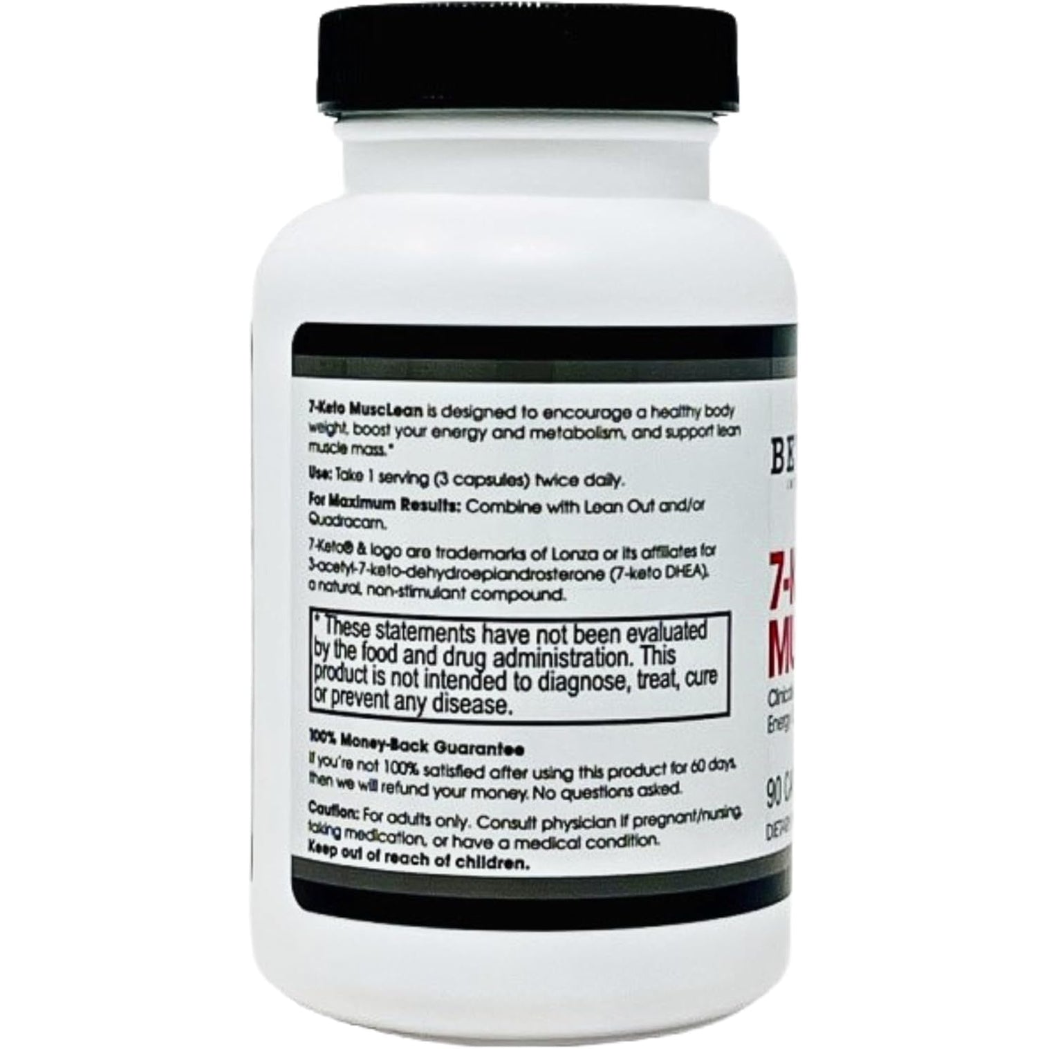 7-KETO Musclean. Lose up to 3X as Much Body Fat without Losing Muscle Tone. Potent Thermogenic DIET Pill for Men & Women. Boost Fat-Burning Metabolism. KETO DIET - Reduce Overeating. 90 Caps