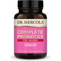 Dr. Mercola Complete Probiotics for Women - Supports Gut, Vaginal & Immune Health - Contains Lactobacillus Strains - Non-Gmo, Gluten-Free & Soy-Free - 30 Capsules (30 Servings)