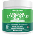 Organic Barley Grass Juice Powder - Grown in Volcanic Soil of Utah - Raw & Bioactive Form, Cold-Pressed Then CO2 Dried – Gluten Free, GMO Free, Vegan - Complements Wheatgrass Juice Powder - 5.3 Oz