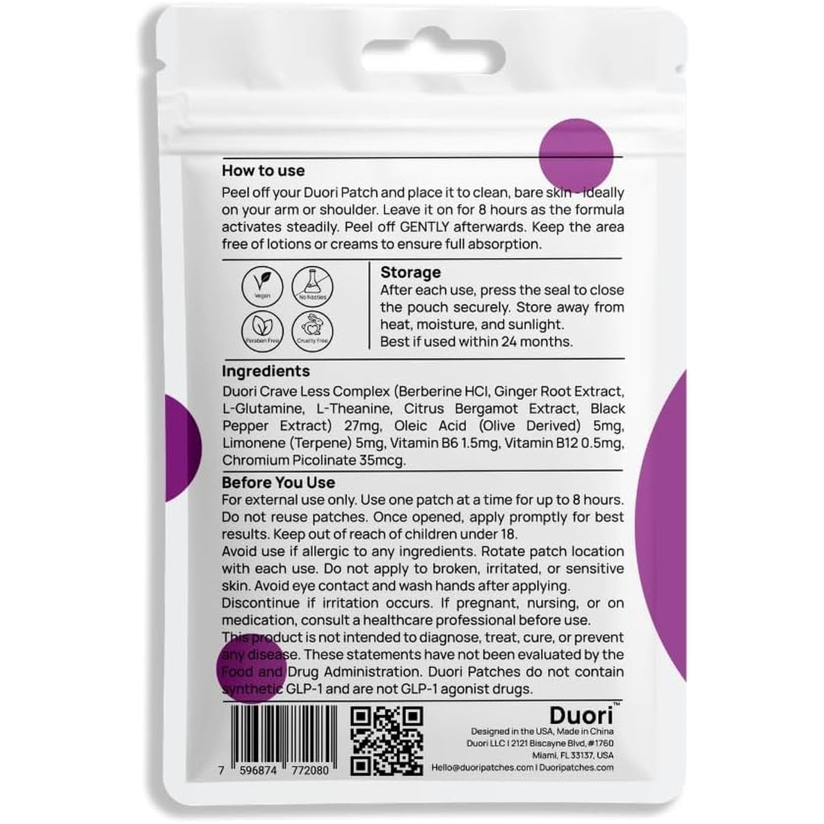 Berberine Patches with Ginger Root - Citrus Bergamot - Chromium - Vegan & Natural - 30 Patch (30 Count (Pack of 1))