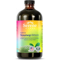 Serene Herbs Soursop Bitters Liquid with Soursop Leaves for Gut Cleanse, Detox & Immune Boost with Black Seed, Moringa, Irish Moss, Ashwaganda, Turmeric, 16 Fl Oz (16 Fl, Soursop)