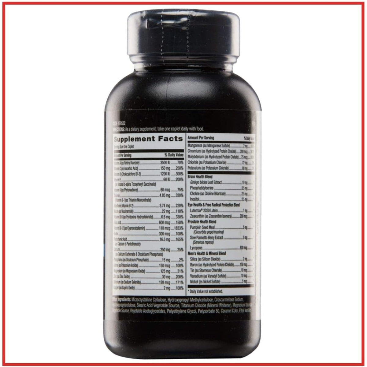 GNC Mega Men 50 plus One Daily, 60 Caps