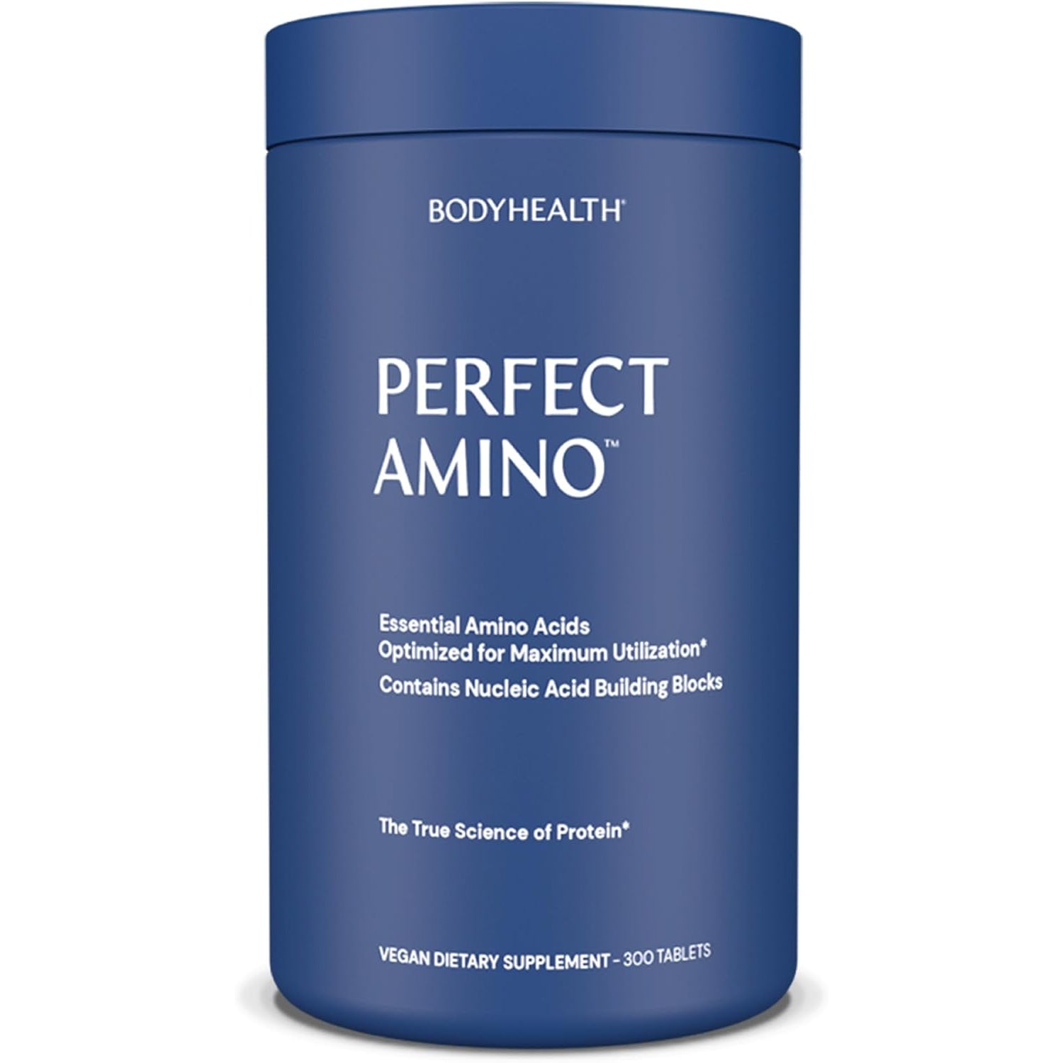 Bodyhealth Perfectamino (300 Tablets) Essential Amino Acid Supplement with BCAA and EAA, Muscle Recovery, Boost Energy & Stamina, 99% Utilization, Vegan Branched Chain Protein Pre/Post Workout