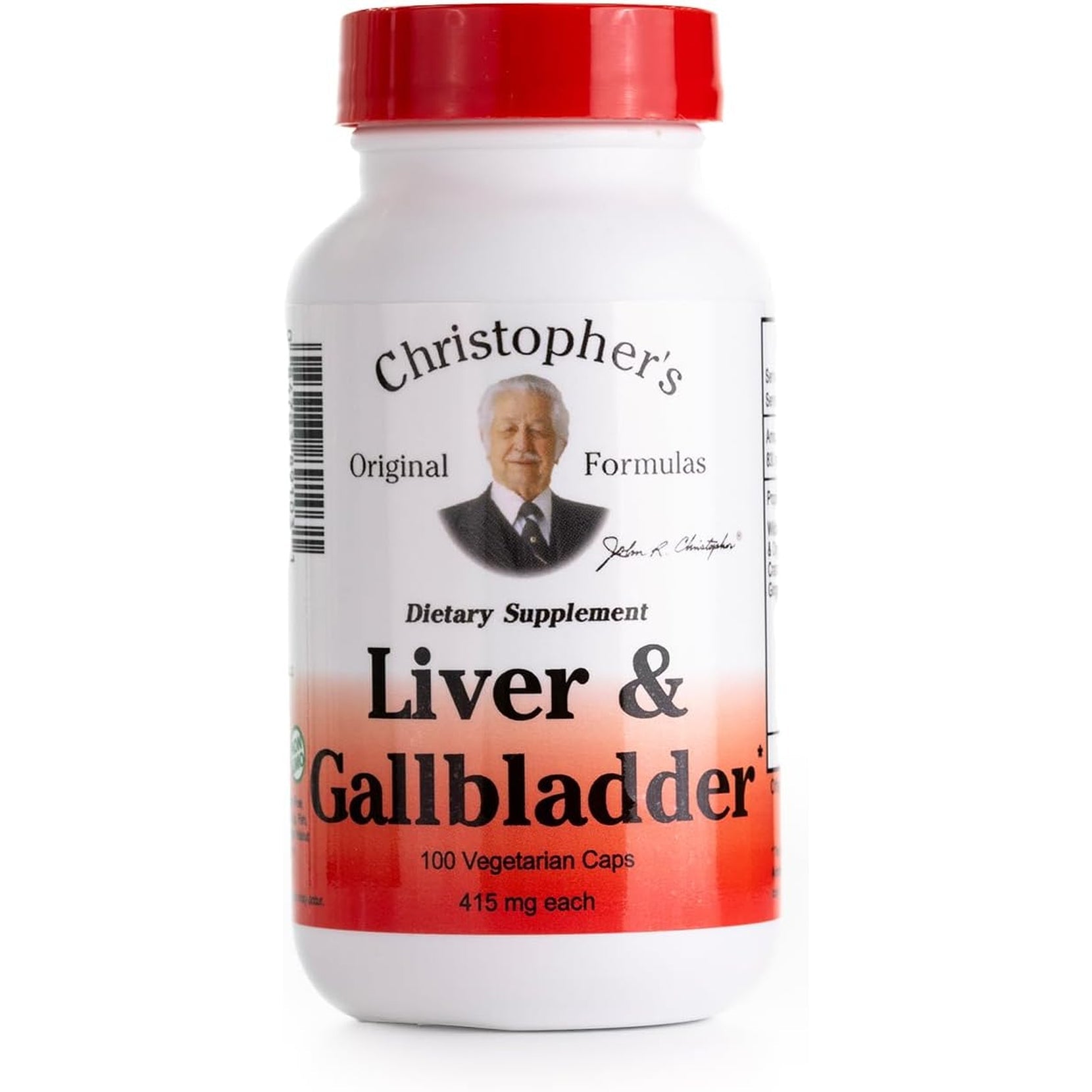 Christopher'S Original Formulas Liver & Gallbladder Formula Capsules - Gallbladder Supplements with Digestive Enzymes & Natural Herbs