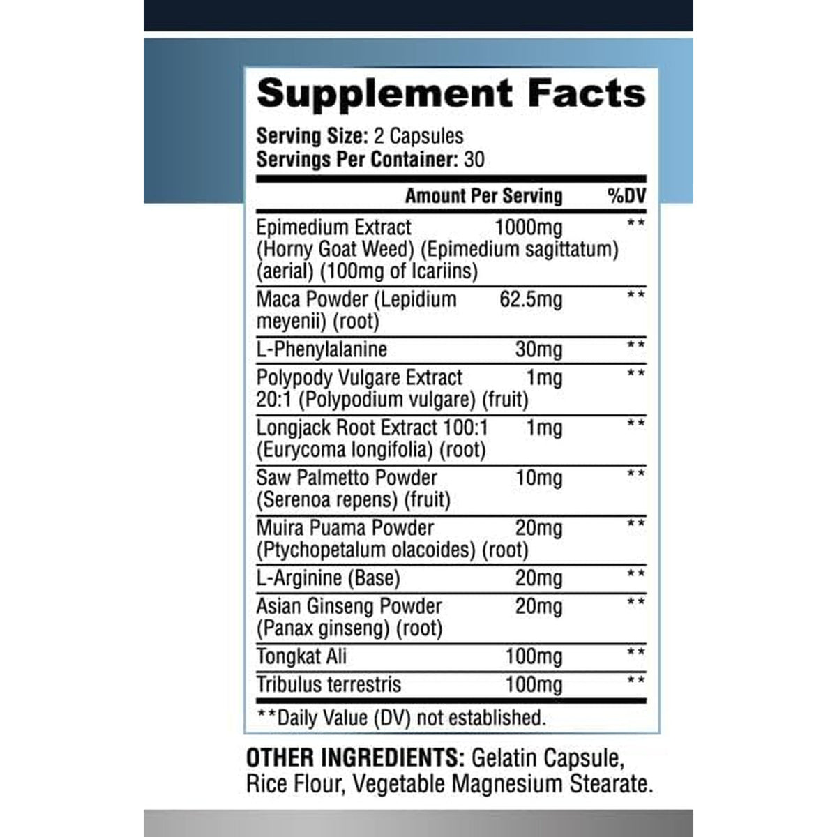 Male Enhancing Supplement – Fast Acting Pills for Men 3Rd Party Lab Tested | Testosterone Booster, Maca Root, Epimedium,Tongkat Ali | 60 Capsules