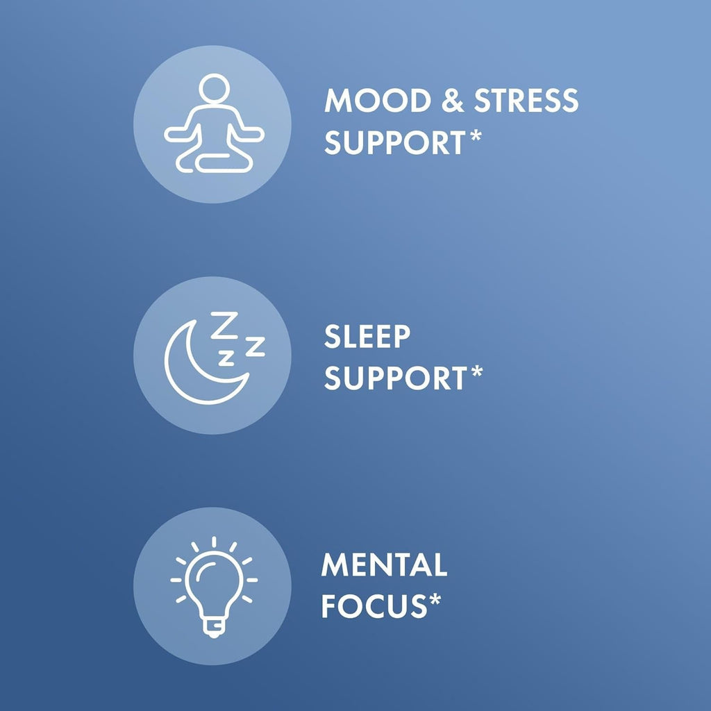 Dr. Mercola L-Theanine plus GABA - Supports Relaxation - Focus & Cognitive Function - Stress Support Supplement - 200 Mg L-Theanine - 100 Mg GABA - 60 Capsules