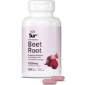 Sur Organic Beet Root Capsules 1000Mg - Supports Healthy Circulation and Increased Energy - Nitric Oxide Superfood (120 Capsules)