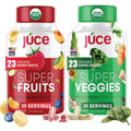 Juce Original Formula - Organic Super Fruit & Veggies Supplement - Gluten/Gelatin Free, Soy Free & Vegan- Reds & Greens Superfood Capsules- 23 Fruits & 23 Vegetables (180 Count)- by Terra Kai Organics