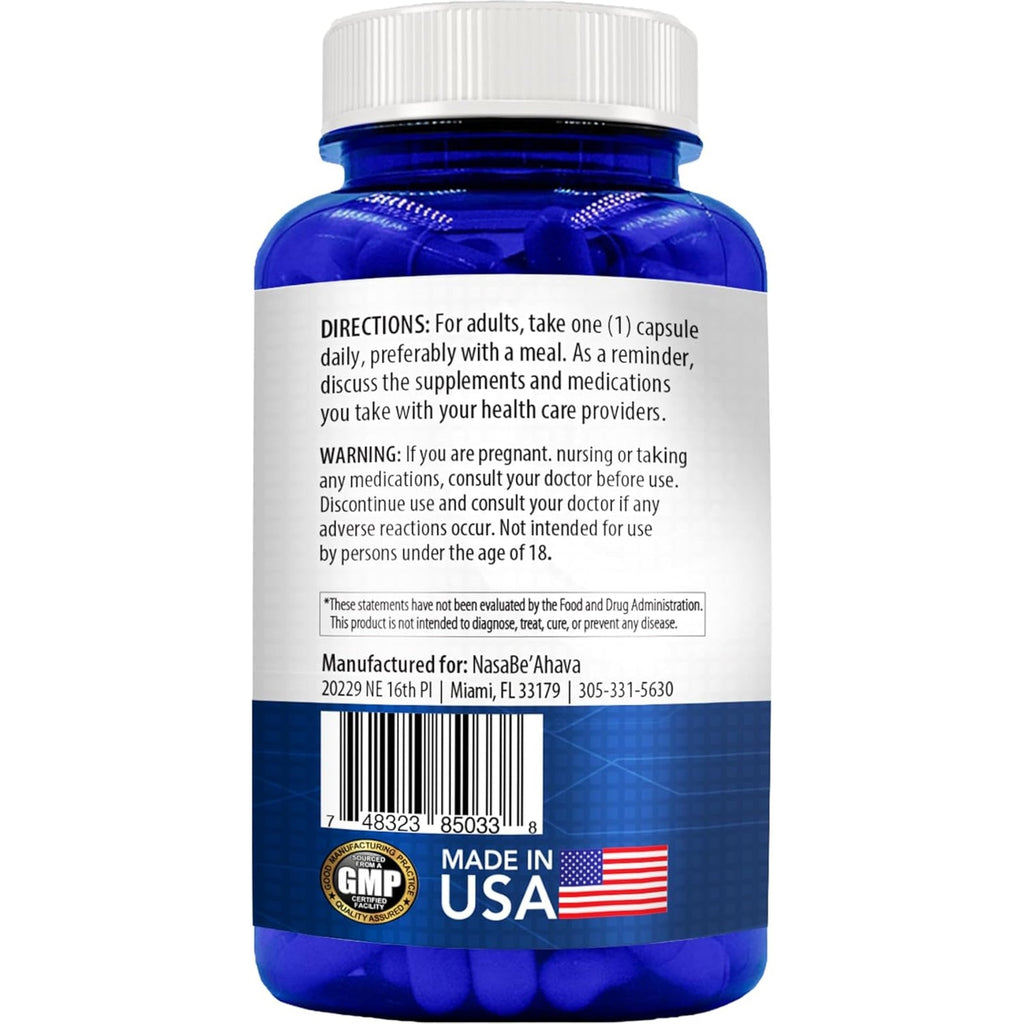 SAM-E Supplement 500Mg | Easy Absorption S-Adenosyl-L-Methionine Sam-E 500Mg for Bone and Mood Support Supplement | Made in the USA Non-Gmo and Gluten Free (90 Day Supply)
