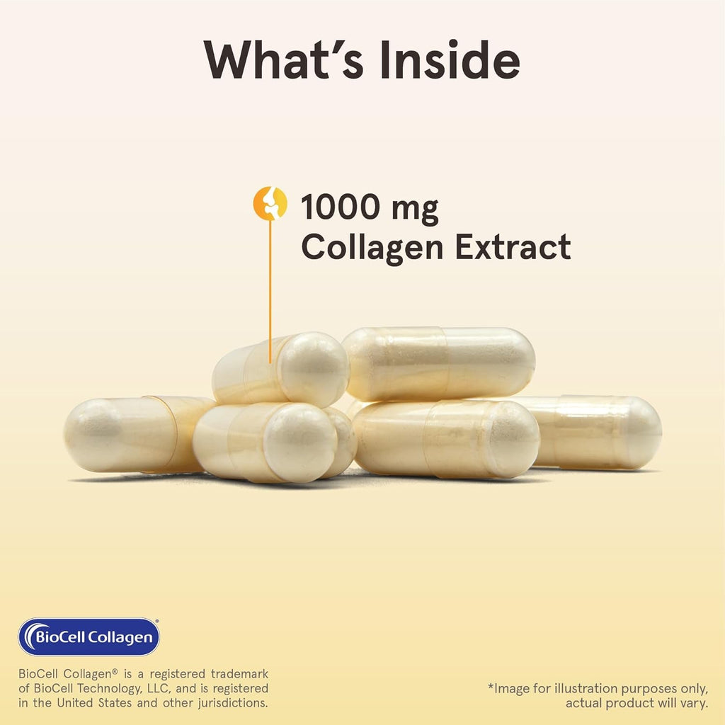 Jarrow Formulas® Type II Collagen Complex 1000 Mg Supplements, Supports Skin and Joint Health, 60 Capsules, 30 Day Supply