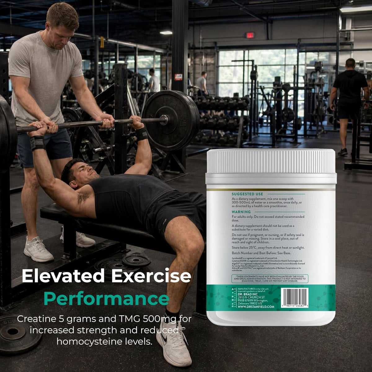 Collagen Peptides + Creatine + Methylated Multivitamin + D3/K2 (MK-7) + Lutein/Zeaxanthin + Lycopene + Psyllium + Taurine + TMG + Hyaluronic Acid (30 Servings, Mixed Berry)