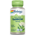 SOLARAY True Herbs Yarrow 320Mg, Whole Aerial - Yarrow Herbal Supplements for Wellness Support - Non-Gmo, Vegan, Gluten Free, Lab Verified, 60-Day Money Back Guarantee - 100 Servings, 100 Vegcaps