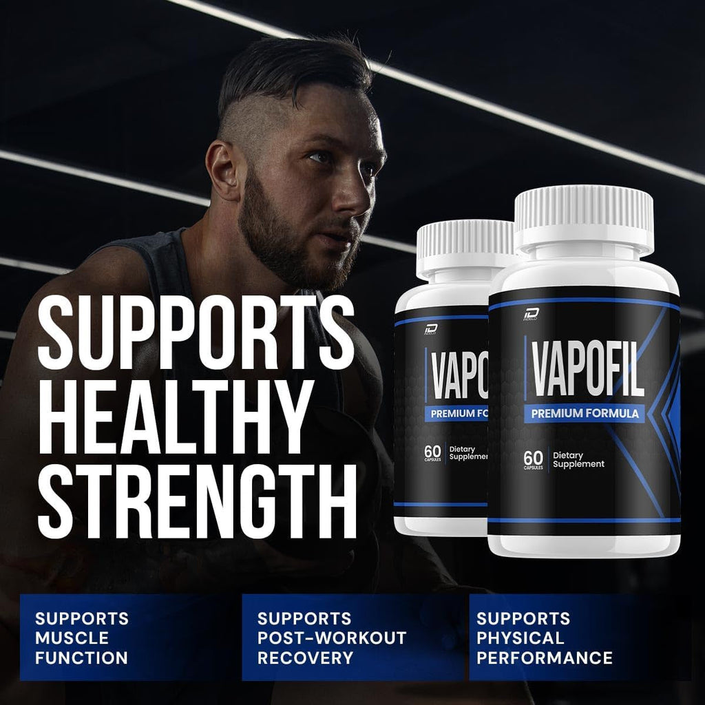 Vapofil Capsule – Vapofil Pills Natural Ingredients Advanced Formula Health Support and Reviews, 60 Capsules
