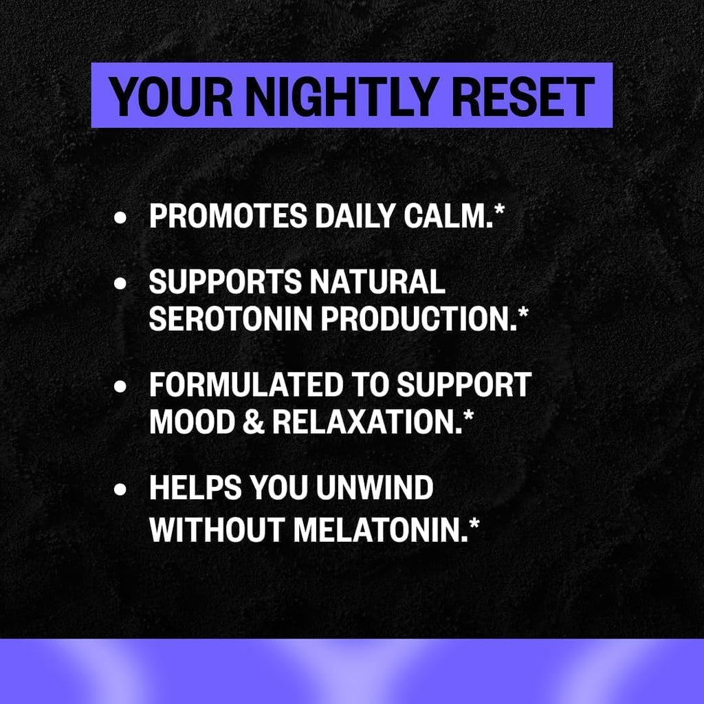 ONNIT New Mood Daily Stress Support Capsules, IGEN™ Non-Gmo Tested, Sleep and Mood Support Supplement for Men and Women, Daily Stress Management Capsules, 30 Count