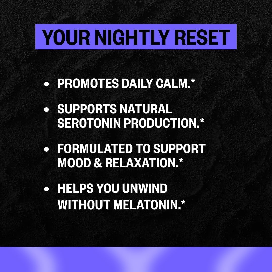 ONNIT New Mood Daily Stress Support Capsules, IGEN™ Non-Gmo Tested, Sleep and Mood Support Supplement for Men and Women, Daily Stress Management Capsules, 30 Count