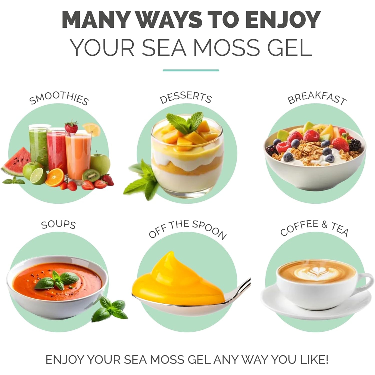 Eversmith Organics - Wildcrafted Irish Sea Moss Gel | Made in USA | Rich in Vitamins & Minerals | Sea Moss Gel Raw | Nutritional Supplement | Mango Pineapple (1 Jar)