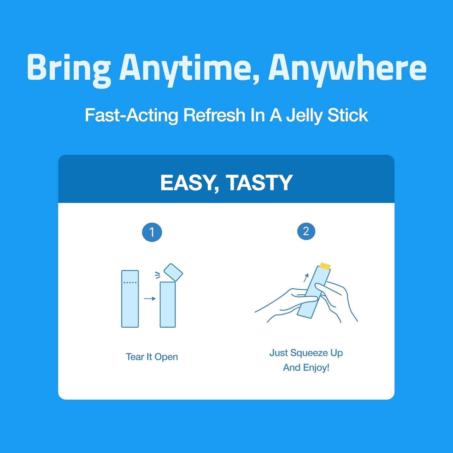 TO. AM Recovery Boost Jelly Stick | Better Mornings after Every Night Out | Korean Pear + DHM | Liver Support + Electrolytes | Pre & Post Drink | Made in Korea | 10 Count