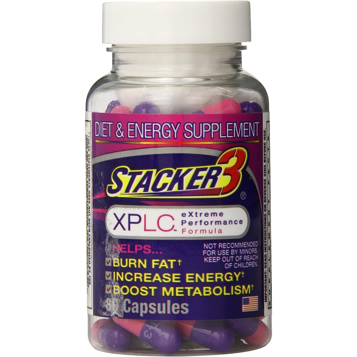 Original Stacker 3 XPLC Extreme Performance Formula, 80 Capsules