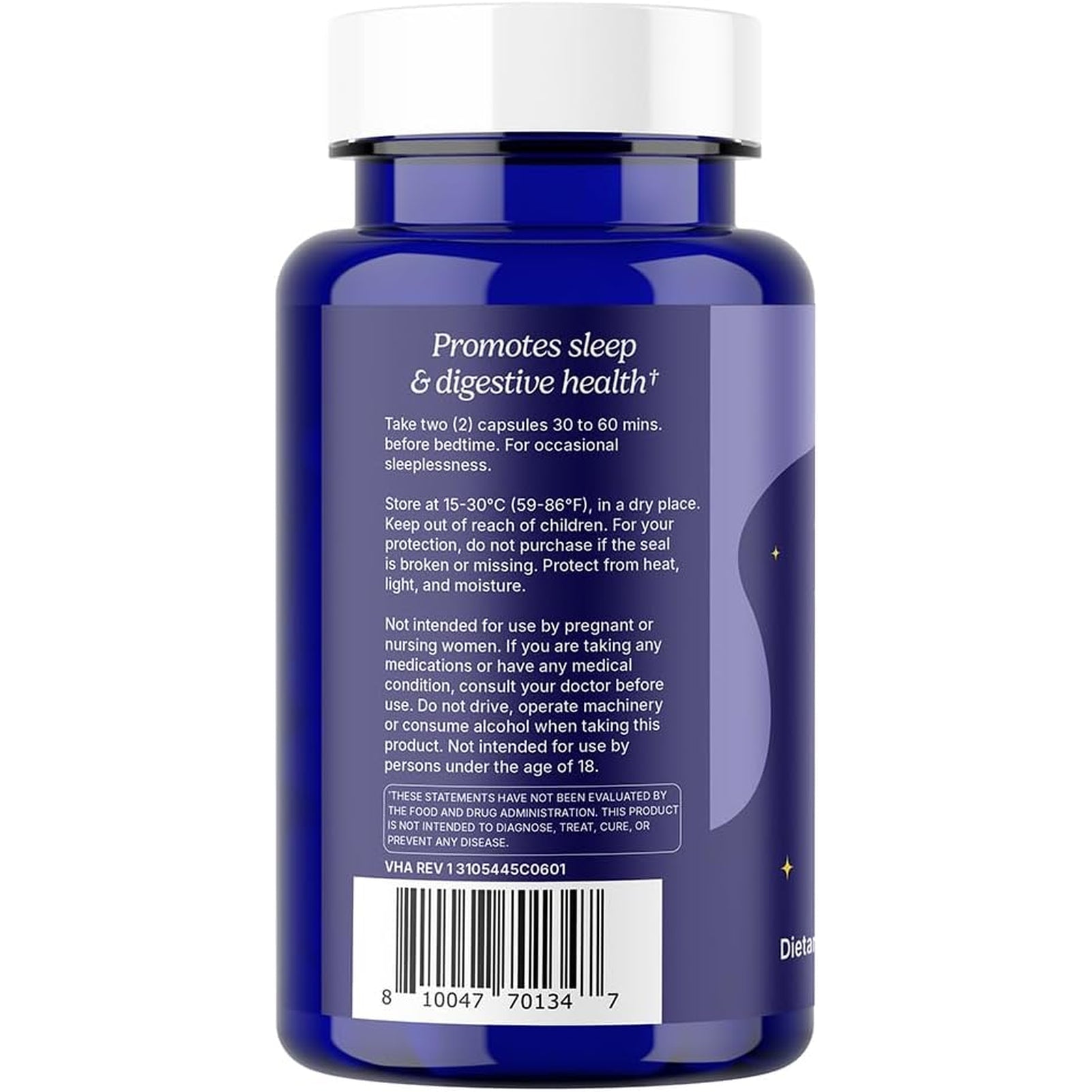 Santo Remedio Buenas Noches Sleep Support with Zylaria®, Melatonin & DE111® Probiotics – Digestive & Nighttime Support Supplement by Dr Juan Rivera – 60 Vegetarian Capsules