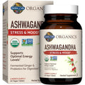 Garden of Life Organic Ashwagandha Supplement with Probiotics & Ginger - Stress, Mood & Energy Support, Vegan, Gluten Free, Non GMO, 2 Month Supply, 60 Tablets