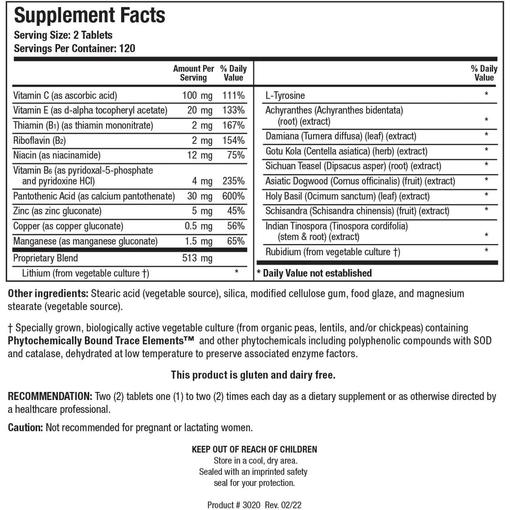 Biotics Research ADHS Adrenal Support, Supports Normal Cortisol Levels, Antioxidant Support, More Energy, Healthy Responses 240 Tablets