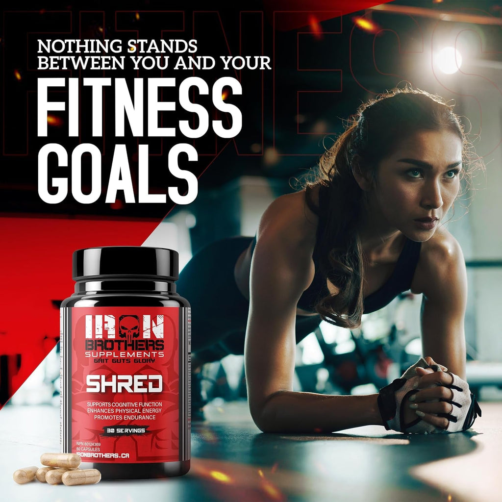 Iron Brothers Thermogenic Fat Burner – Metabolism & Appetite Support – Grains of Paradise, Green Tea & Infinergy Caffeine – Energy & Weight Loss – 60 Veggie Capsules