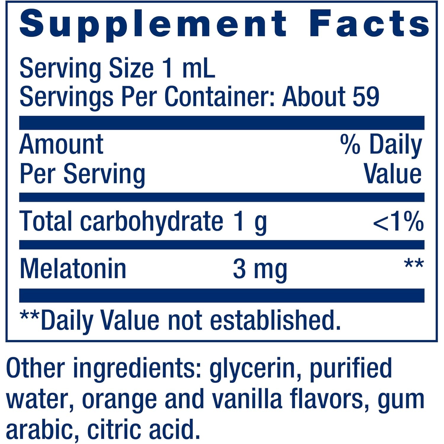 Life Extension Fast-Acting Liquid Melatonin (Citrus-Vanilla Flavor), 3 Mg, Optimal Sleep Support, Healthy Circadian Rhythms, Cellular Defense, Gluten-Free, Non-Gmo, 2 Fl Oz