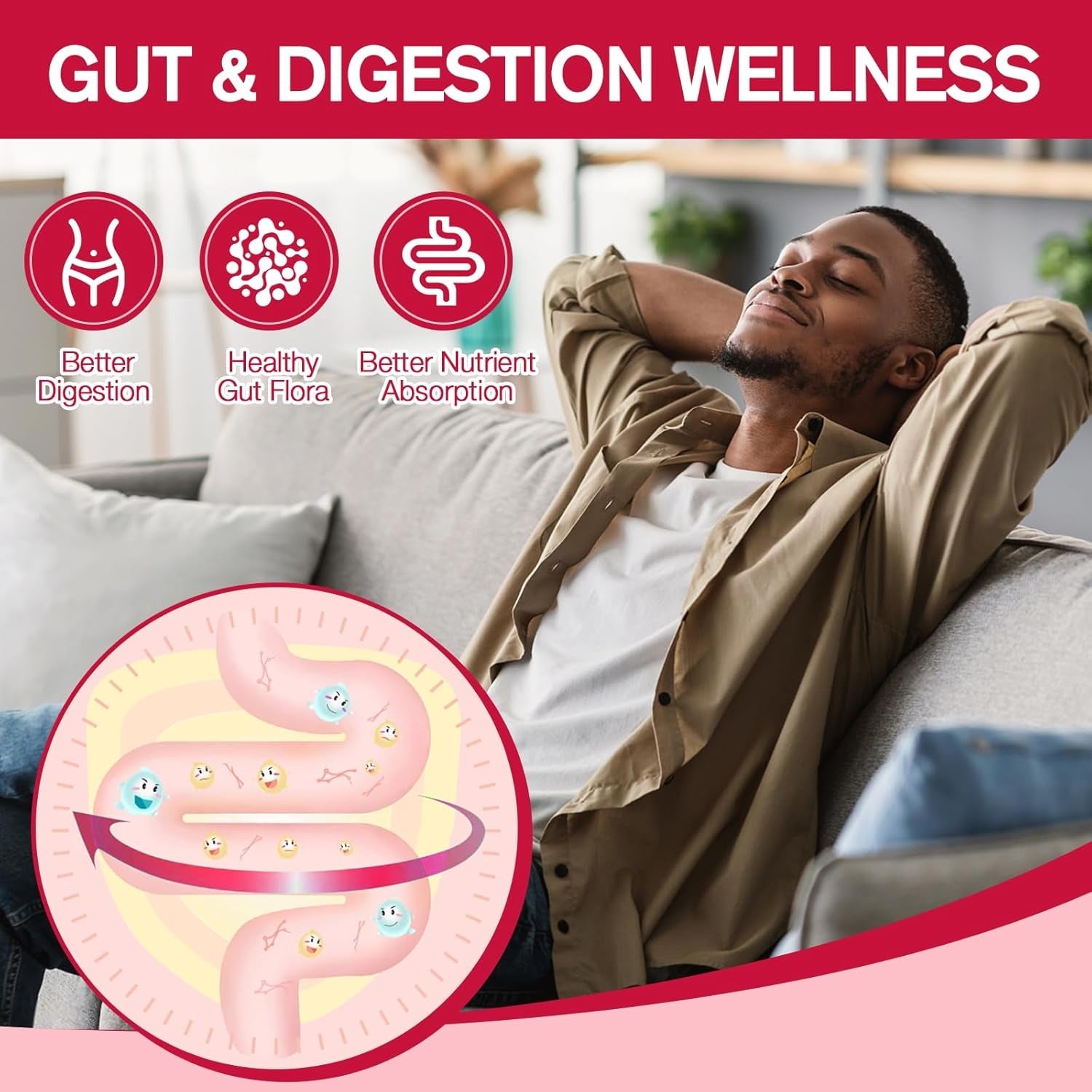 9-In-1 Probiotic Prebiotic Fiber Gummies for Adults & Teens 16G Fiber per Serving, Psyllium Husk Fiber Supplement with 5 Billion CFU Bacillus Coagulans, Inulin, ACV for Digestion & Gut - 60 Counts