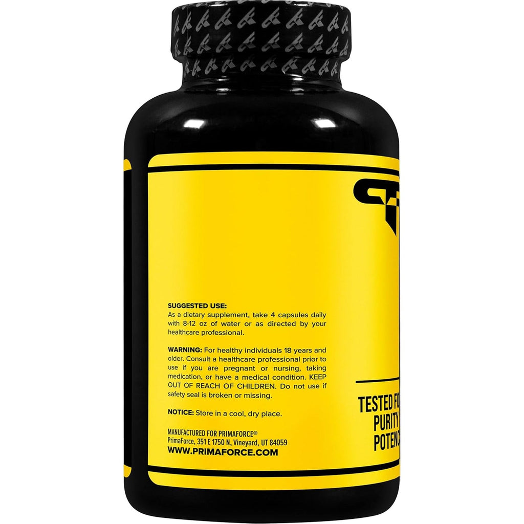 Primaforce Creatine Monohydrate Capsules - 240 Capsules, 3,000Mg per Serving, Gluten Free and Non-Gmo