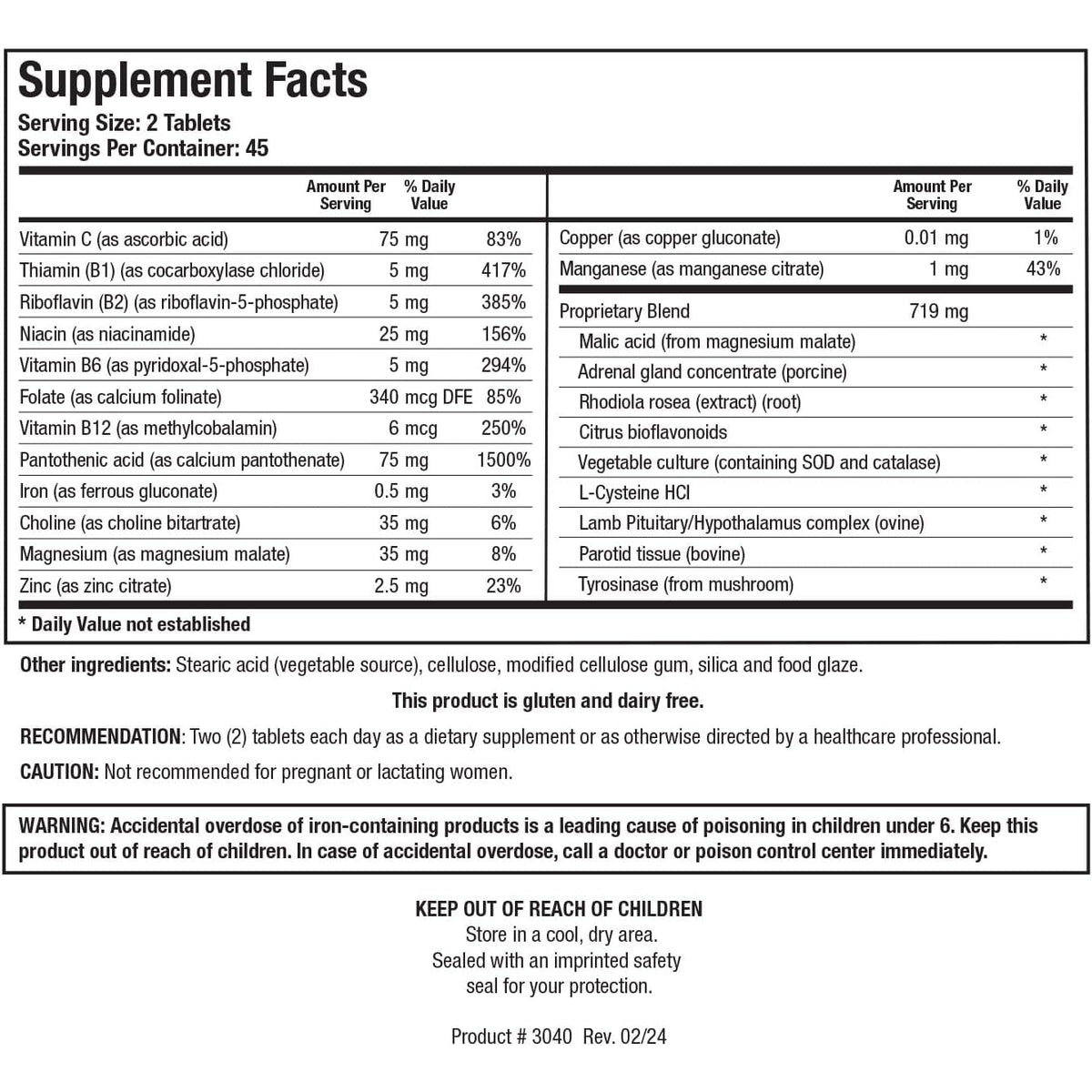 BIOTICS RESEARCH Adb5-Plus Support Healthy Adrenal Gland Function, Support Cortisol Levels, Positive Response to Stress, Healthy Energy Levels 90 Tablets