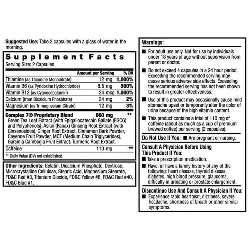 ILIOS Dexatrim Max Appetite Suppressant for Weight Loss – 1 Pack Weight Loss Pills for Women & Men, Fat Burner Supplement to Reduce Hunger, Complex 7 Formula, 60 Capsules Packaging