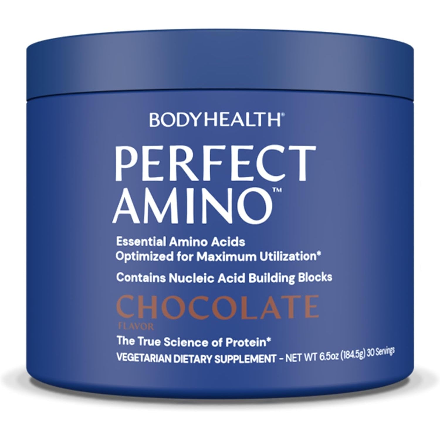 Bodyhealth Perfectamino Powder - BCAA and EAA Powder for Pre and Post Workout - Amino Acid Energy Drink for Men and Women to Support Lean Muscle and Recovery - Chocolate - 30 Servings