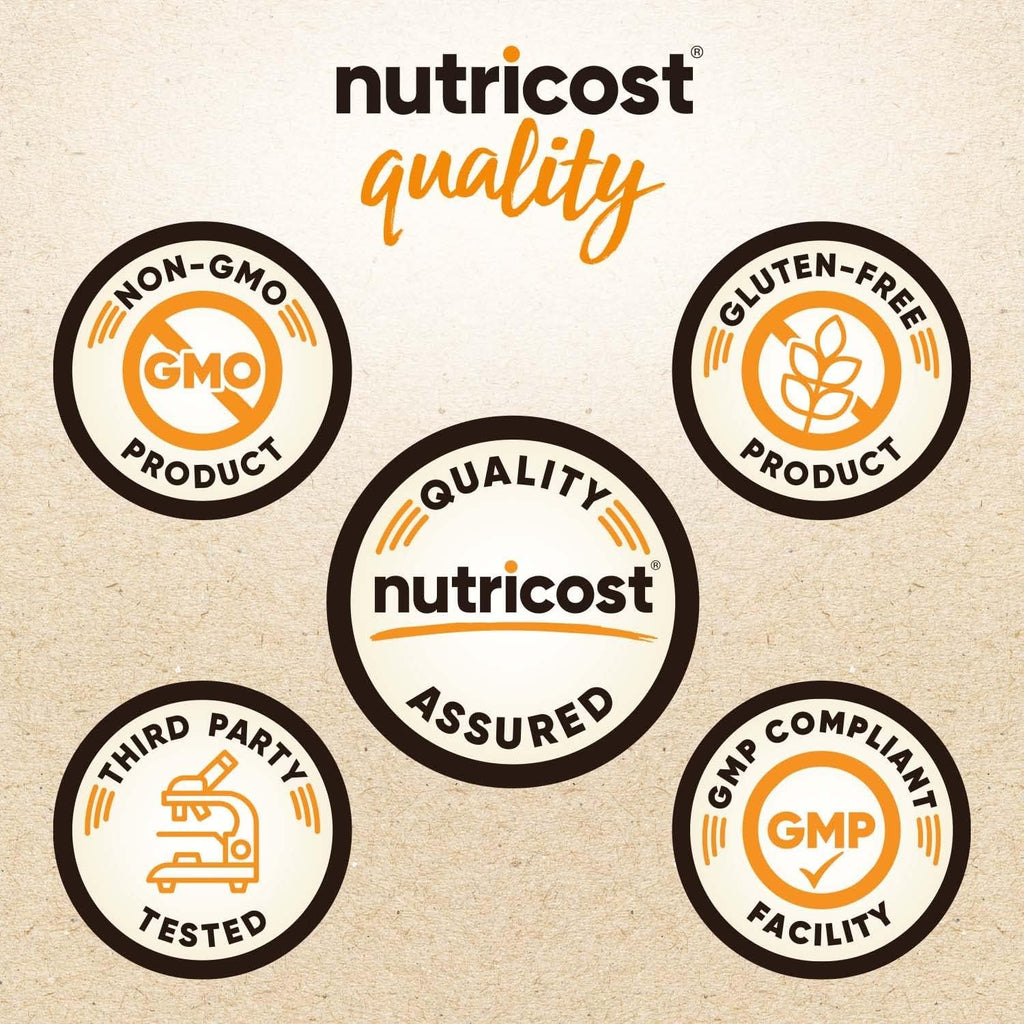 Nutricost Adrenal Glandular (350Mg) 90 Capsules - Bovine Adrenal Cortex Supplement, Gmo-Free, Gluten-Free