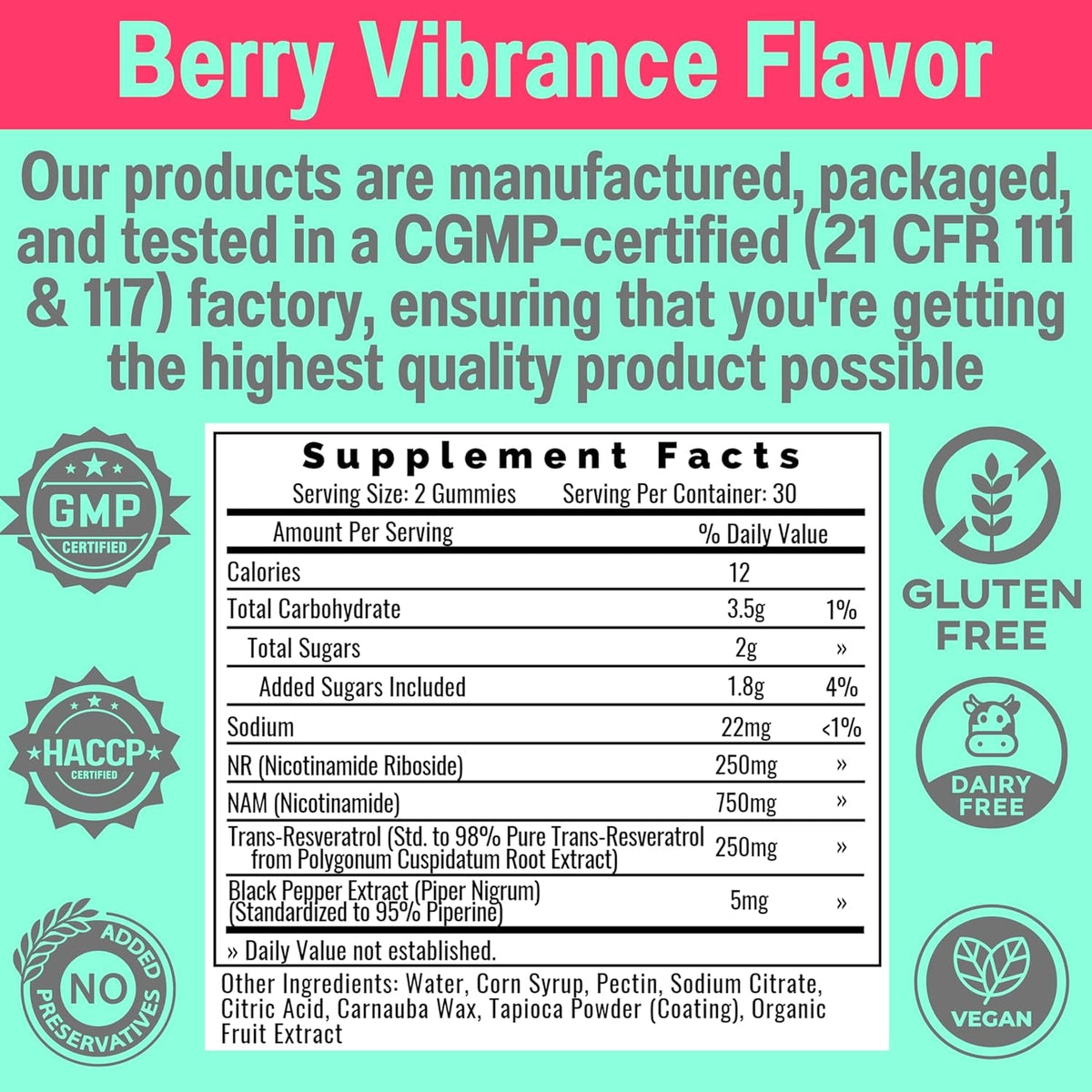 SHIZAM Nicotinamide Riboside NR NAM Resveratrol Gummies, 1000Mg NAD+ NAD + plus Nrf2 Activator Booster W Pure Niacinamide Vitamins B3 Capsules Pills Powder Supplements Alt NDA Regenerator 500Mg